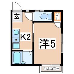 郡山駅 徒歩15分 1階の物件間取画像